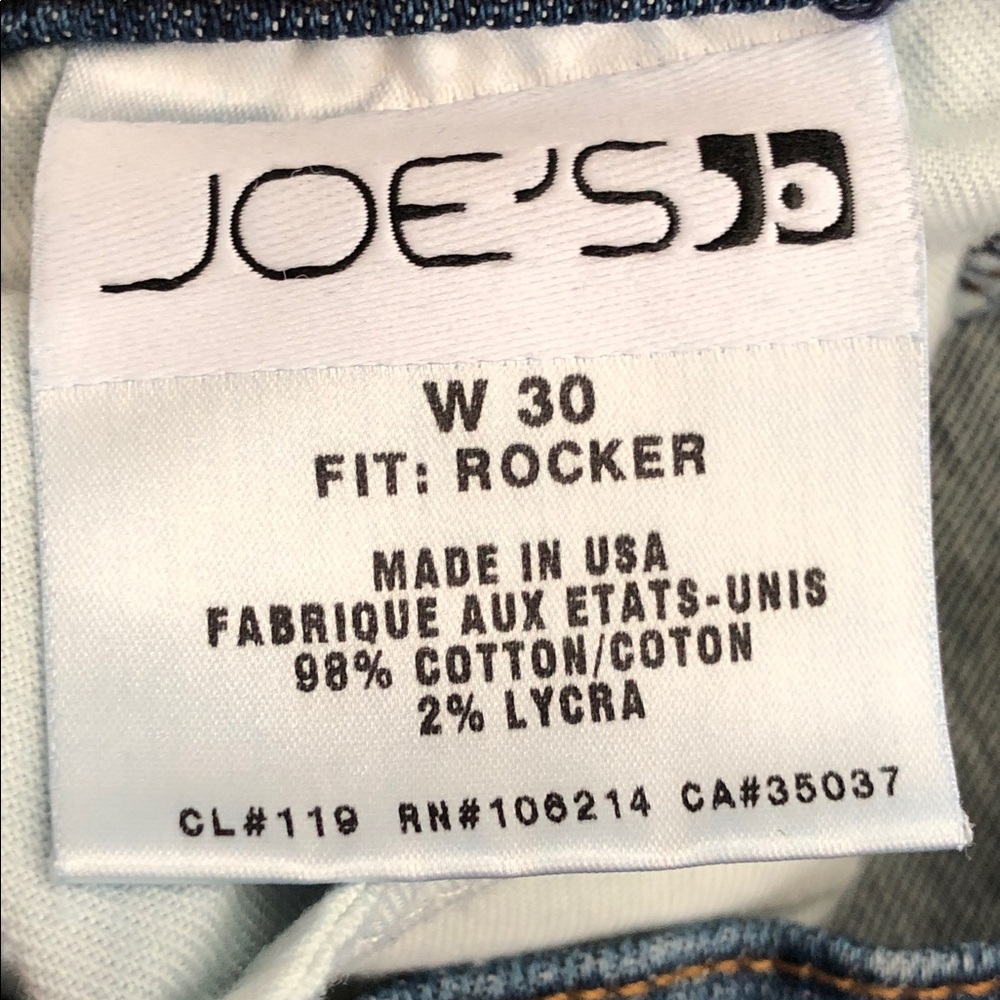 Joe’s Jeans Rocker Medium Wash Bootcut Low-rise Jeans size 30 - Picture 3 of 9